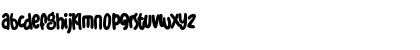 Download Blugie Regular Font Lowercase Preview