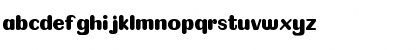 Download BOLDER Regular Font Lowercase Preview