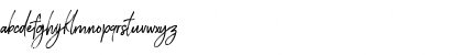 Download Brownhill Script Regular Font Lowercase Preview