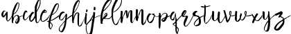 Download Butter Mellow Regular Font Lowercase Preview