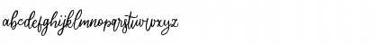 Download Cherishia Demo Regular Font Lowercase Preview