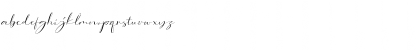 Download Dorothy Clark Script DEMO Regular Font Lowercase Preview