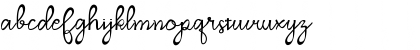 Download Dragonfly Script Regular Font Lowercase Preview