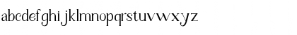 Download Fetance Regular Font Lowercase Preview