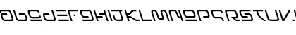 Download Foreign Alien Leftalic Italic Font Lowercase Preview