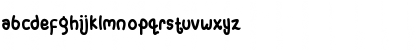 Download Ganula Regular Font Lowercase Preview