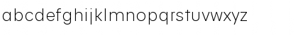 Download Genera Alt Light Font Lowercase Preview