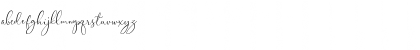 Download Gladiolus Script DEMO Regular Font Lowercase Preview