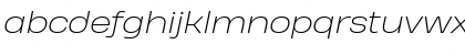 Download Heading Pro Wide Trial ExtraLight Italic Font Lowercase Preview