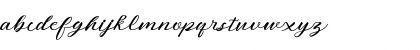Download MiliesScript Regular Font Lowercase Preview