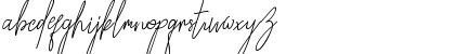 Download Paradise in Bali Signature Regular Font Lowercase Preview