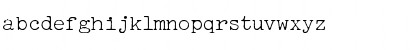 Download Selectric Pica Regular Font Lowercase Preview