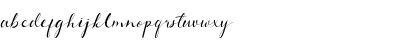 Download Taniya Script Regular Font Lowercase Preview