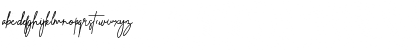 Whistle Regular Font Lowercase Preview