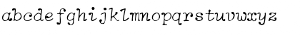 Download zai Soft Italic Typewriter Regular Font Lowercase Preview
