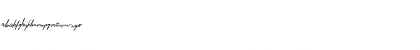 Download ZambiaSignature Regular Font Lowercase Preview