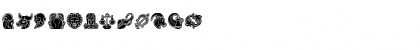 Download Zodiac Signs Regular Font Lowercase Preview