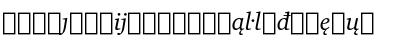 Download Charter Ext BT Italic Extension Font Lowercase Preview