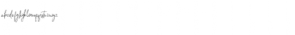 Download Andi Signature Regular Font Lowercase Preview