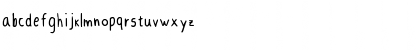 Download Andreia_handwrite Regular Font Lowercase Preview