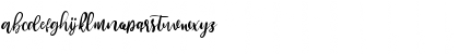 Download Angellina Regular Font Lowercase Preview