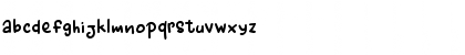 Download ANGRY MONSTA Regular Font Lowercase Preview