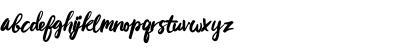 Download Artelis Free Regular Font Lowercase Preview