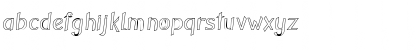 Download Ataro Outline Regular Font Lowercase Preview