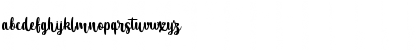 Download Atomic Robusta - Personal Use Regular Font Lowercase Preview