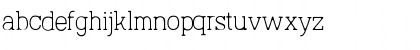 Download Austral Slab Blur Thin Font Lowercase Preview
