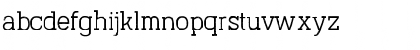 Download Austral Slab Rust Light Font Lowercase Preview
