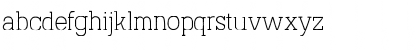 Download Austral Slab Rust Thin Font Lowercase Preview