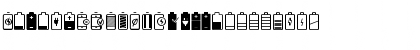Download Battery Icons Regular Font Lowercase Preview