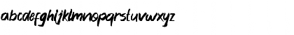 Download Blankers Regular Font Lowercase Preview