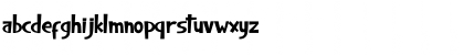 Download Bloody Buzzett Regular Font Lowercase Preview