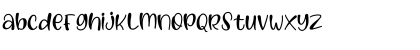 Download Blooms Regular Font Lowercase Preview