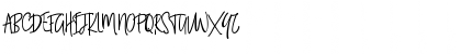 Download Bluestoria Personal Use Only Regular Font Lowercase Preview
