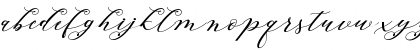 Download Beloved Script Regular Font Lowercase Preview