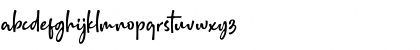 Download Brillion Regular Font Lowercase Preview