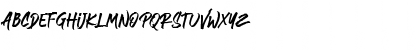 Download Brushlie Solid Demo Regular Font Lowercase Preview
