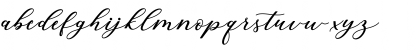 Download Cintya Script Regular Font Lowercase Preview