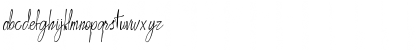 Download Crusthi Ozaliea Demo Regular Font Lowercase Preview