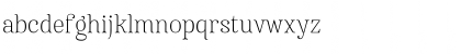 Download Famosa Thin Demo Font Lowercase Preview