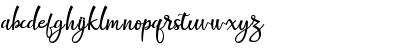 Download fantabulous script Regular Font Lowercase Preview