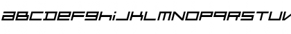 Download F-Zero GX Menu Font Obl Italic Font Lowercase Preview