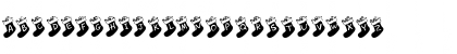 Download Chausettes de Noel Regular Font Lowercase Preview
