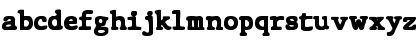 Download JMH Typewriter dry Black Regular Font Lowercase Preview