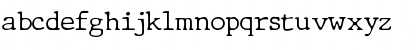 Download JMH Typewriter dry Thin Regular Font Lowercase Preview