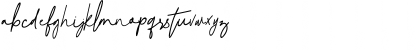 Download Natural Signature Regular Font Lowercase Preview