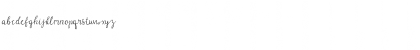 Download Parsnips Regular Font Lowercase Preview
